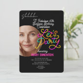 パーティーをしよう！素敵な60歳のサプライズパーティー 招待状 (スタンド正面)