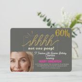 パーティーをしよう！素敵な60歳のサプライズパーティー 招待状 (スタンド正面)