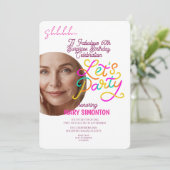 パーティーをしよう！素敵な60歳のサプライズ・セレブレーション 招待状 (スタンド正面)