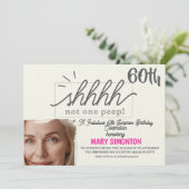 パーティーをしよう！素敵な60歳のサプライズ・パーティー 招待状 (スタンド正面)