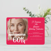 パーティーをしよう!素敵な60歳のサプライズ・パーティー 招待状 (スタンド正面)