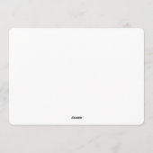 パーティーをしよう!素敵な60歳のサプライズ・パーティー 招待状 (裏面)