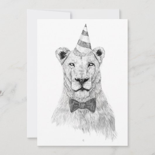 パーティーを始めよう 招待状 (正面)