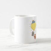 パーティーを持つ動物 コーヒーマグカップ (正面左)