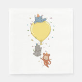 パーティーを持つ動物 スタンダードランチョンナプキン (正面)