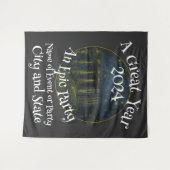 パーティーを盛大に 最高の年 すごいパーティー タペストリー (正面(横))