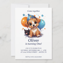 パーティーを見逃すな：誕生日パーティーの招待状