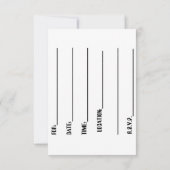 パーティーを許可します 招待状 (裏面)