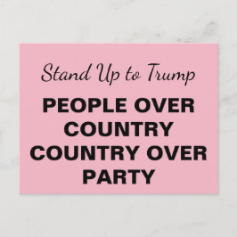 パーティーを通じて全国の人々に立ち向かう インビテーションポストカード