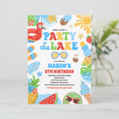 パーティーアットザレイクサマーBBQバースデーパーティー 招待状 (スタンド正面)