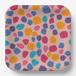 パーティーアニマルキリンプリント-紙プレート ペーパープレート