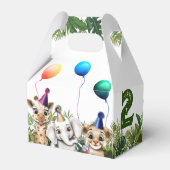 パーティーアニマルサファリ誕生日お気に入りボックス フェイバーボックス (裏面サイド)