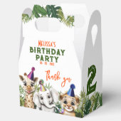 パーティーアニマルサファリ誕生日お気に入りボックス フェイバーボックス (オープン)