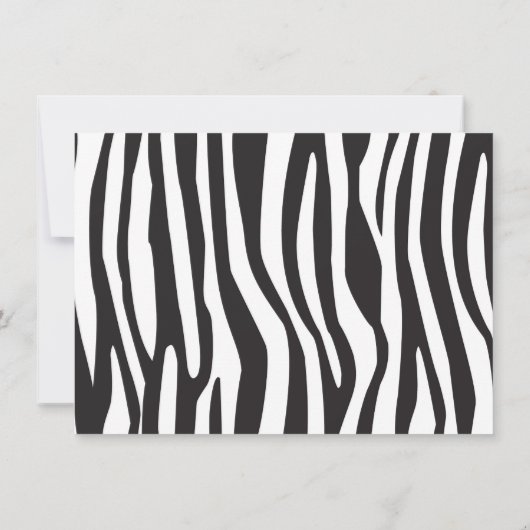 パーティーアニマルサファリ誕生日サンキュー サンキューカード (裏面)