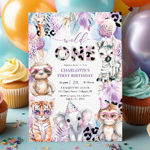 パーティーアニマルジャングルサファリワイルドワン誕生日