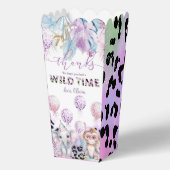 パーティーアニマルジャングルサファリ誕生日ポップコーン フェイバーボックス (裏面)