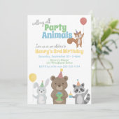パーティーアニマルズの誕生日パーティー 招待状 (スタンド正面)