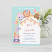 パーティーアニマルズエクストラヴァンザ誕生日招待状 招待状 (スタンド正面)