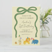 パーティーアニマルズガール誕生日 招待状 (スタンド正面)