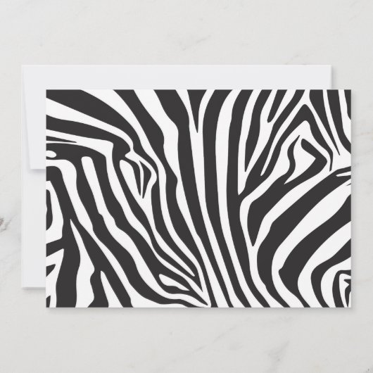 パーティーアニマルズサファリガールボーイアニマルズ誕生日 招待状 (裏面)