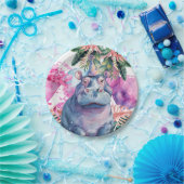 パーティーアニマルズサファリジャングルワイルドワン誕生日 ペーパープレート (パーティー)