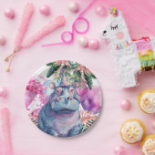 パーティーアニマルズサファリジャングルワイルドワン誕生日 ペーパープレート (パーティー)