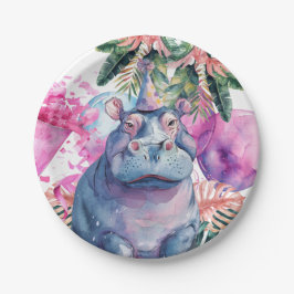 パーティーアニマルズサファリジャングルワイルドワン誕生日 ペーパープレート