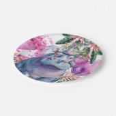 パーティーアニマルズサファリジャングルワイルドワン誕生日 ペーパープレート (アングル)