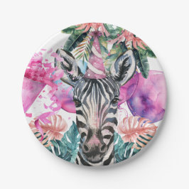 パーティーアニマルズサファリジャングルワイルドワン誕生日 ペーパープレート