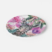 パーティーアニマルズサファリジャングルワイルドワン誕生日 ペーパープレート (アングル)