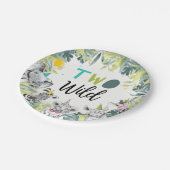 パーティーアニマルズサファリツーワイルドボーイバースデーパーティー ペーパープレート (アングル)