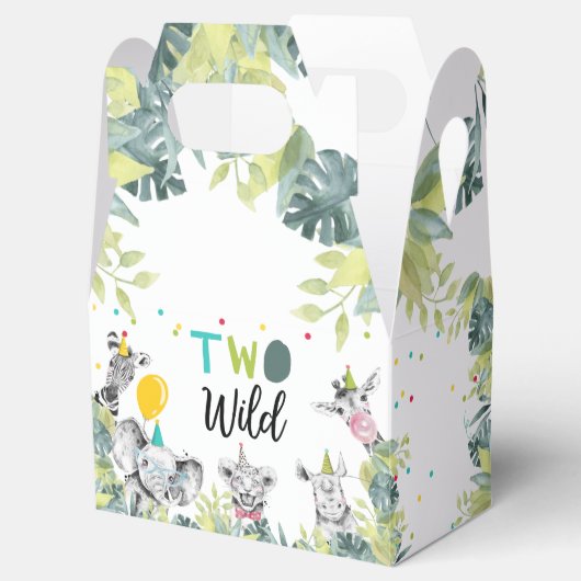 パーティーアニマルズサファリツーワイルドボーイ誕生日 フェイバーボックス (オープン)