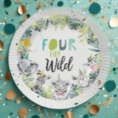 パーティーアニマルズサファリフォーエバーワイルドボーイ誕生日 ペーパープレート