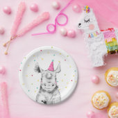 パーティーアニマルズサファリワイルドワンサイ動物園誕生日 ペーパープレート (パーティー)