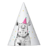 パーティーアニマルズサファリワイルドワンジャングルズー誕生日 パーティーハット (正面)