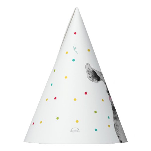 パーティーアニマルズサファリワイルドワンジャングルズー誕生日 パーティーハット (左)