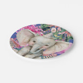 パーティーアニマルズサファリワイルドワンボーイバースデーパーティー ペーパープレート (アングル)