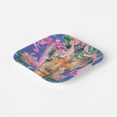 パーティーアニマルズサファリワイルドワンボーイバースデーパーティー ペーパープレート (傾斜あり)