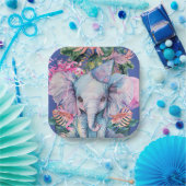 パーティーアニマルズサファリワイルドワンボーイバースデーパーティー ペーパープレート (パーティー)