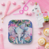 パーティーアニマルズサファリワイルドワンボーイバースデーパーティー ペーパープレート (パーティー)