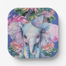 パーティーアニマルズサファリワイルドワンボーイバースデーパーティー ペーパープレート