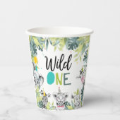 パーティーアニマルズサファリワイルドワンボーイバースデーパーティー 紙コップ (正面)