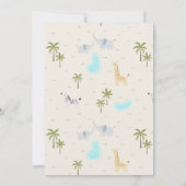 パーティーアニマルズサファリ1日 招待状 (裏面)