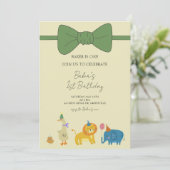 パーティーアニマルズボーイズ誕生日招待状 招待状 (スタンド正面)