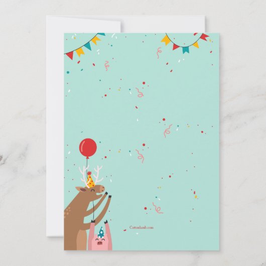 パーティーアニマルズ招待状 招待状 (裏面)