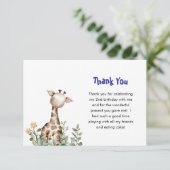 パーティーアニマルズ オルソドックス 子供の誕生日パーティー サンキューカード (スタンド正面)