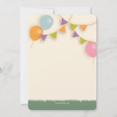 パーティーアニマルズ カットアウト 招待状 (裏面)