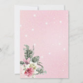 パーティーアニマルズ ジャングルサファリ ガール ピンク バースデー 招待状 (裏面)