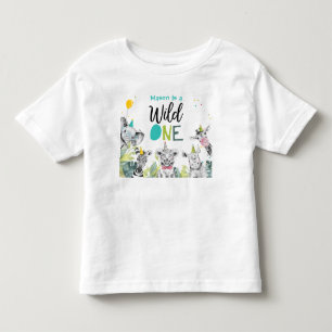 パーティーアニマルズ バースデーボーイ ワイルドワン 1歳誕生日  トドラーTシャツ