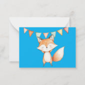 パーティーアニマルズ 子供の誕生日お礼カード ノートカード (裏面)